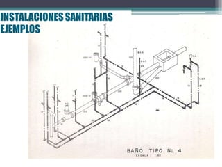 INSTALACIONESSANITARIAS
EJEMPLOS
 
