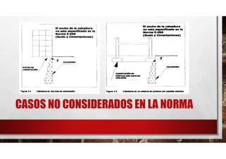 CASOS NO CONSIDERADOS EN LA NORMA
 
