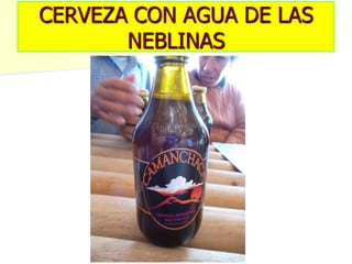 CERVEZA CON AGUA DE LAS
NEBLINAS
 