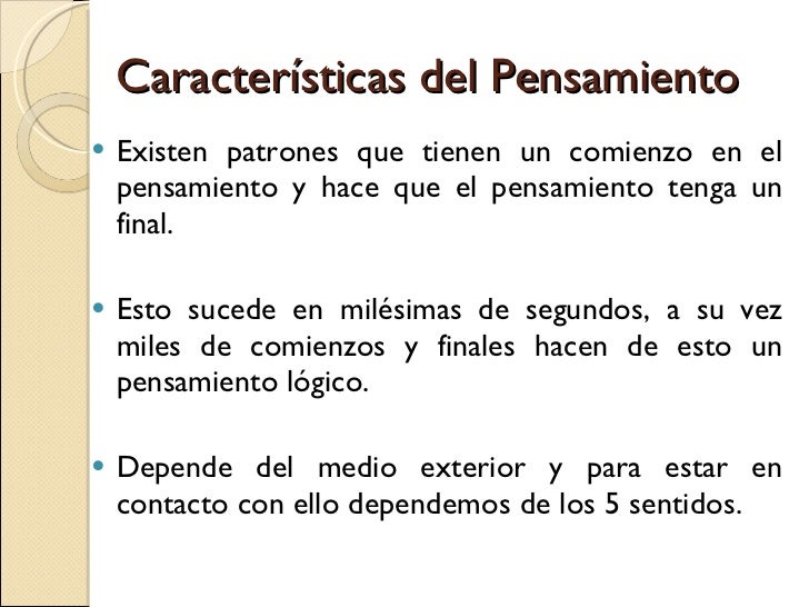 El Pensamiento