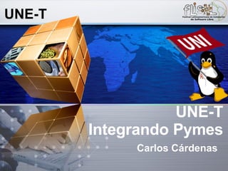 UNE-T   Integrando  Pymes Carlos Cárdenas 