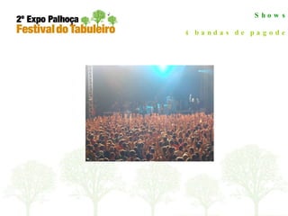 Shows 4 bandas de pagode 