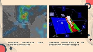 modelos numéricos para
ciclones tropicales
modelos MM5-DGF-UCH de
predicción meteorológica
 