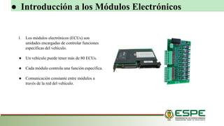 modulos de control electronico tipologias y protoclos de counicacion | PDF