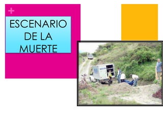 +

ESCENARIO
DE LA
MUERTE

 
