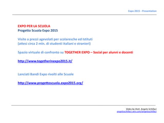 Expo 2015 explicate it | PPT