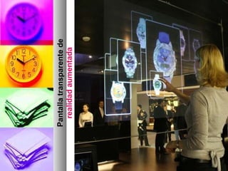 Pantalla transparente de  realidad aumentada   