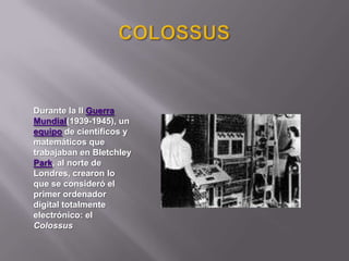 EVOLUCIÓN DE LA COMPUTADOREL “ABACO”La PascalinaInventada en 1642 por el matemático francés BlaisePascal.El más antiguo instrumento de cálculo.