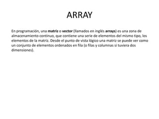 Expo array | PPTX