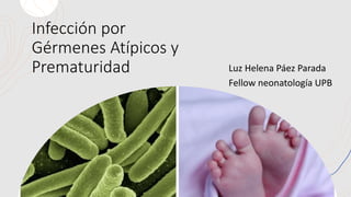 Infección por
Gérmenes Atípicos y
Prematuridad Luz Helena Páez Parada
Fellow neonatología UPB
 