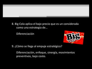Segmentos de MercadoIdentificar criterios para la segmentaciónEvaluar que tan atractivos son los diferentes segmentos de mercadoCuando se liga a la noción del poder del mercado, el valor de la segmentación de mercado se incrementa (ej. Participación de mercado)Verificar o redefinir el enfoque de mercado