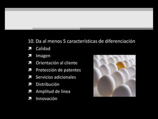 Participación y Crecimiento de MercadoParticipación de mercado.- el nivel de penetración en el mercado (qué porcentaje del pastel total tienes)Crecimiento de mercado.- al nivel de crecimiento de un mercado determinado, el cual está relacionado con la madurez del mismo