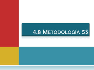 4.8 M ETODOLOGÍA 5S
 
