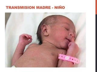 TRANSMISION MADRE - NIÑO
 