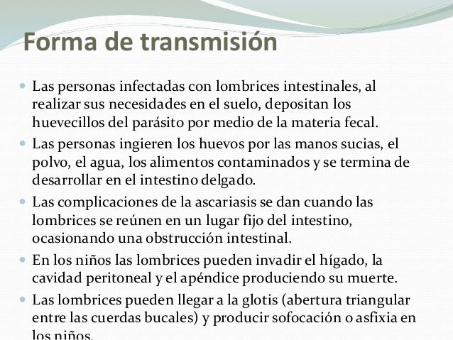 Kal a los huevos de la lombriz y soskob