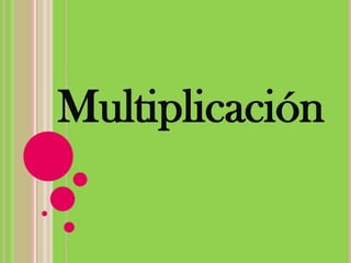 Multiplicación
 