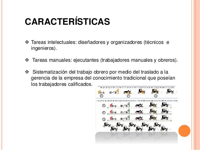 Resultado de imagen para caracteristicas del taylorismo