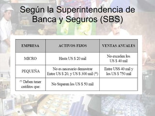 Según la Superintendencia de Banca y Seguros (SBS) 