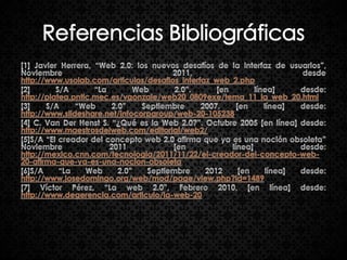 Herramientas de la Web 2.0