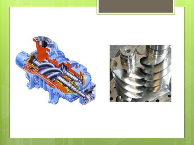 Compresor de tornillo helicoidal | PPTX