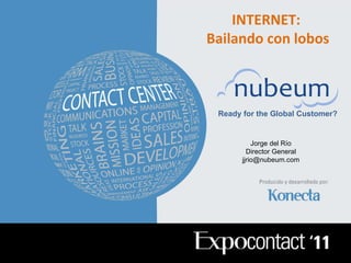 INTERNET:  Bailando con lobos Jorge del Río Director General [email_address] Ready for the Global Customer? 