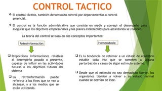 expo control tactico para el tespo control tactico | PPTX