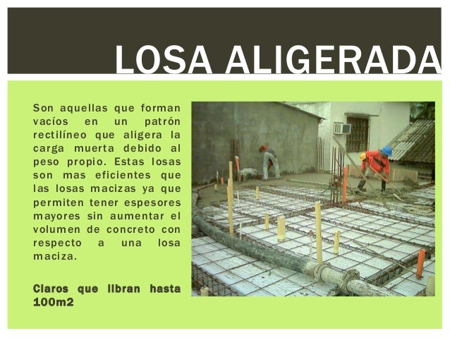 Cubiertas de concreto