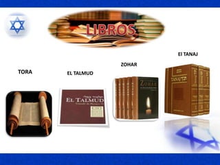 TORA EL TALMUD
ZOHAR
El TANAJ
 