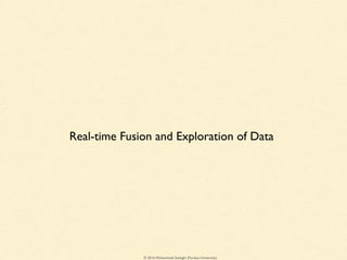 © 2016 Mohammad Sadoghi (Purdue University)
Real-time Fusion and Exploration of Data
 