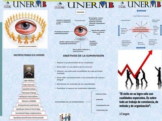 La  Supervision como funcion gerencia
