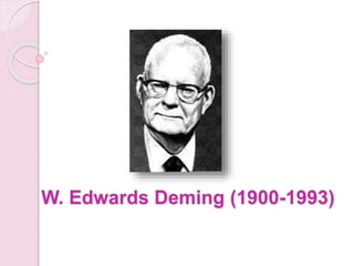 W. Edwards Deming (1900-1993) 
 