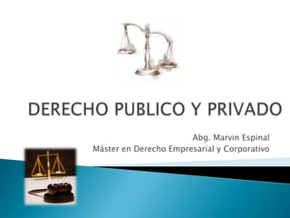 Abg. Marvin Espinal
Máster en Derecho Empresarial y Corporativo
 