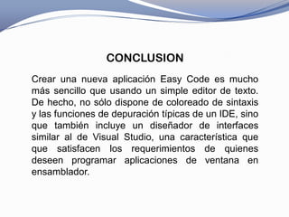Entorno Easy Code | PDF