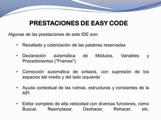 Entorno Easy Code | PDF