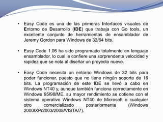 Entorno Easy Code | PDF