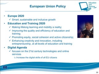 KA3 quality: General remarksHigh quality projects selected, priorities well addressed by applicants but......Pedagogical dimensionto be further strengthened (better involve the world of education)...Innovationto be improved through better awareness of the state of the art16