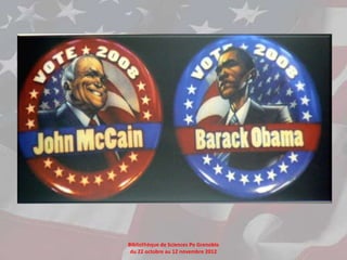 Bibliothèque de Sciences Po Grenoble
 du 22 octobre au 12 novembre 2012
 