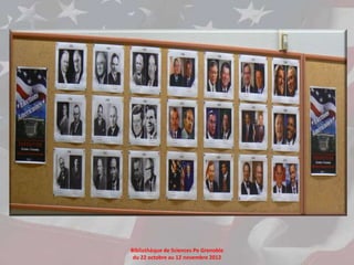 Bibliothèque de Sciences Po Grenoble
 du 22 octobre au 12 novembre 2012
 