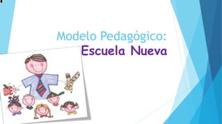 Modelo Pedagógico:
Escuela Nueva
 