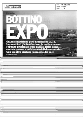 Expo espresso 30 novembre 2012