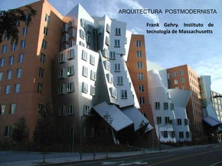Se recuperan los complementos decorativos como  el ornamento: columnas, pilastras, molduras. ARQUITECTURA  POSTMODERNISTACaracterísticas formales de la arquitectura posmodernistaDesde el punto de vista urbano, se busca recuperar la calle, la edificación de pequeña escala, la riqueza visual de formas.