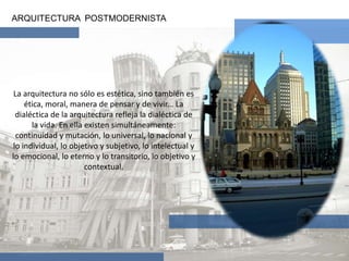 ARQUITECTURA  POSTMODERNISTAFrank Gehry. Instituto de tecnología de Massachusetts