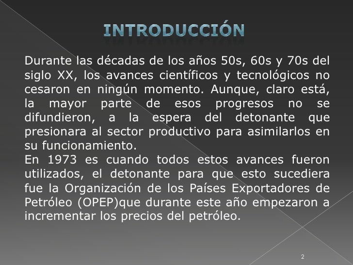 tercera revolucion industrial tercera revolucion industrial