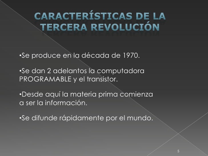 tercera revolucion industrial tercera revolucion industrial