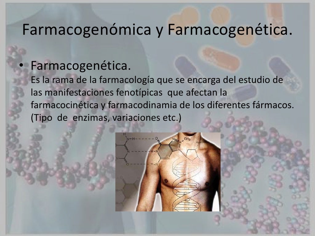 Farmacogenómica y