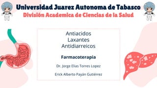Universidad Juarez Autonoma de Tabasco
División Academica de Ciencias de la Salud
 