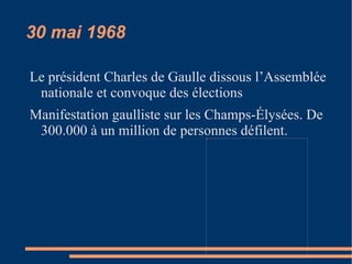 22 mai 1968  8 millions de grévistes 