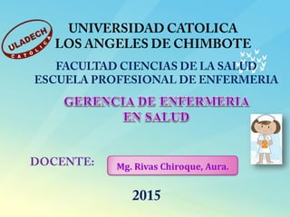 Mg. Rivas Chiroque, Aura.
 