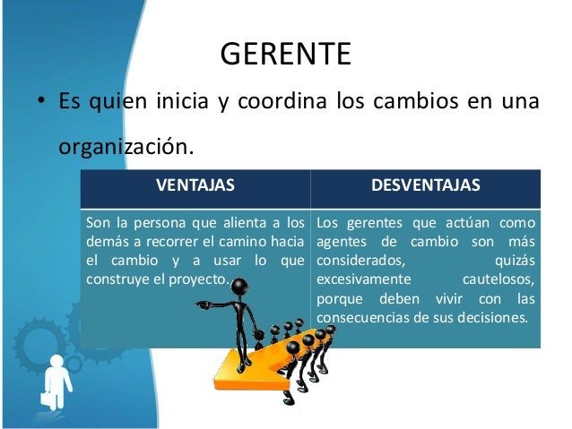 El Gerente como Agente de Cambio