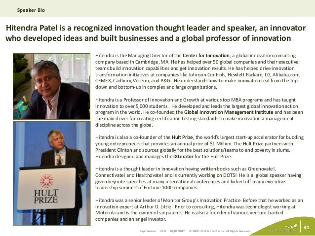Hitendra Patel - Accelerating 10x Growth Through Innovation